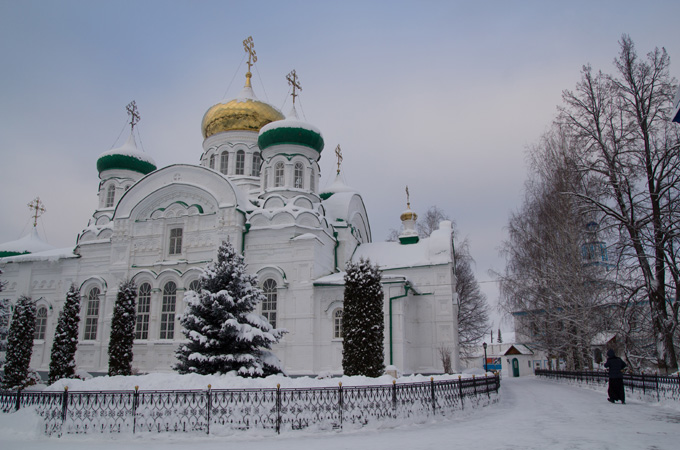 Раифский монастырь в январе фото 3